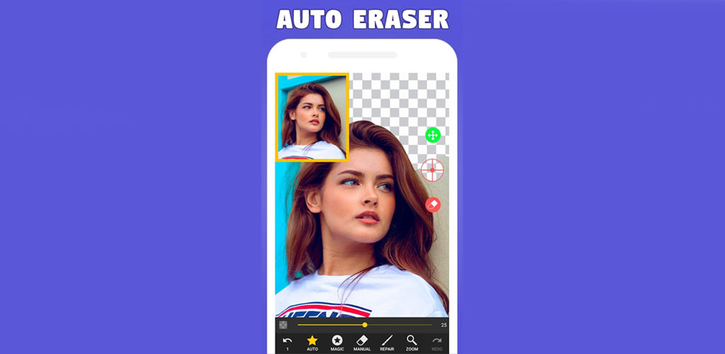 video for ground background manual eraser app